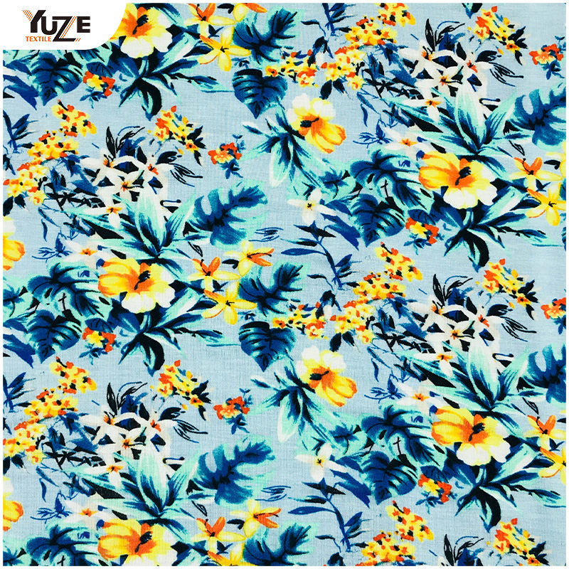 Yzgtp-ES1018 Rayon Jersey Spandex Print