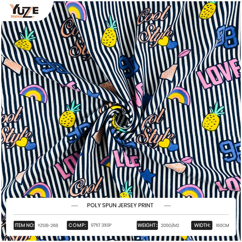 YZS18-268 Poly vytlačený dres