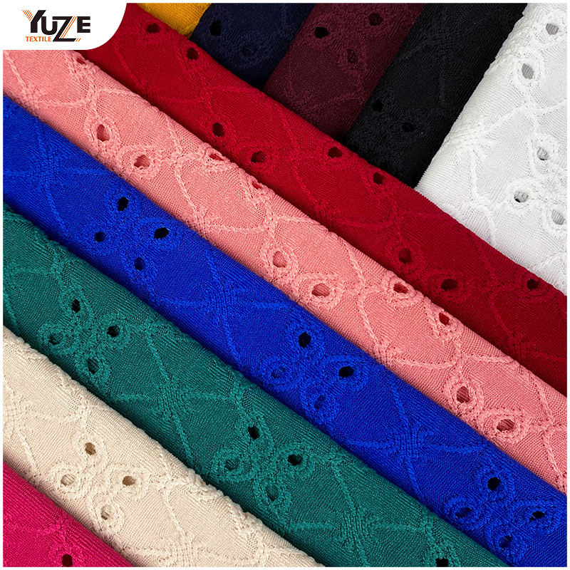 YZK-030030 DTY Spandex Jacq s otvormi