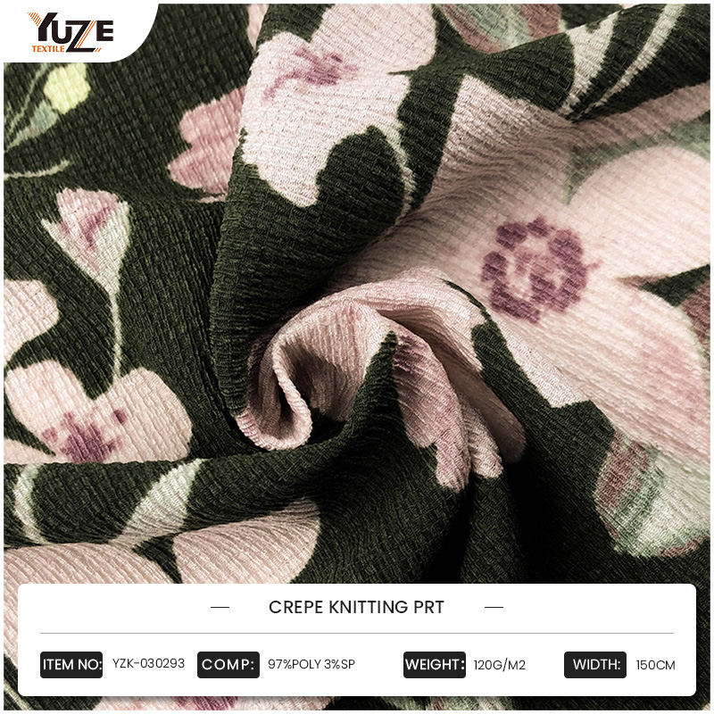 YZK-030293 Crepe pletenie prt