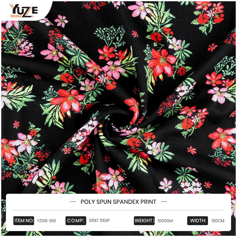 YZS16-818 Poly Spandex Print